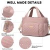 Multi-Pocket Oxford Insulated Cooler Lunch Bag w/ Handle