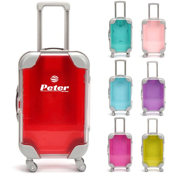 Mini Safe Plastic Travel Suitcase Toy Storage Box