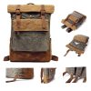 Travel Waxed Canvas Backpack