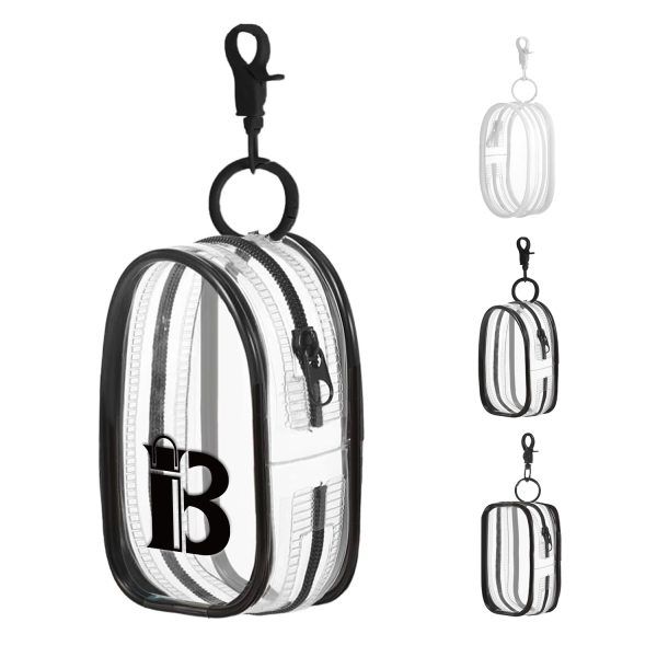 Mini Waterproof Transparent PU Makeup Storage Bag