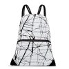Durable Polyester Drawstring Gym Bag– Swim & Basketball