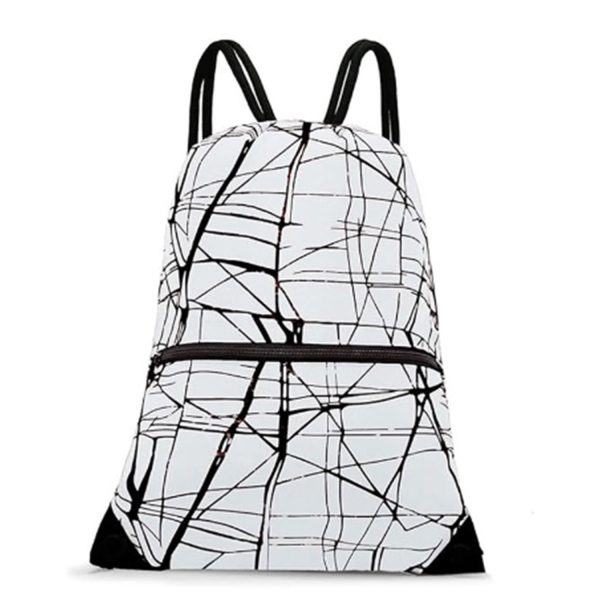 Durable Polyester Drawstring Gym Bag– Swim & Basketball