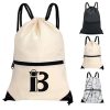 Durable Polyester Drawstring Gym Bag– Swim & Basketball