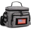 12L Oxford Insulated Cooler Bag w/ Handle for Outdoor Picnic