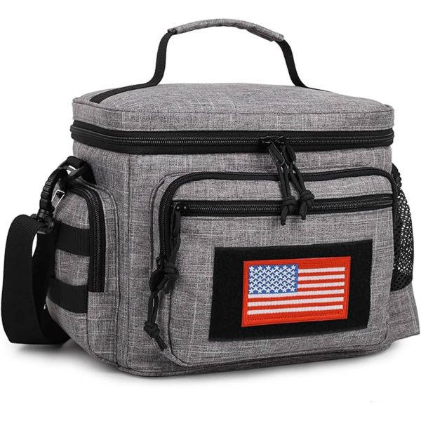 12L Oxford Insulated Cooler Bag w/ Handle for Outdoor Picnic