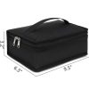 3 Can Compact Oxford Insulated Lunch Cooler Bag w/ Zipper