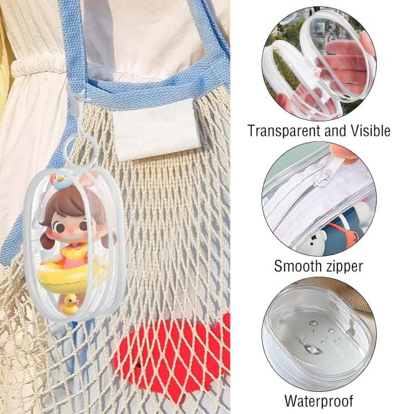Mini Waterproof Transparent PU Makeup Storage Bag
