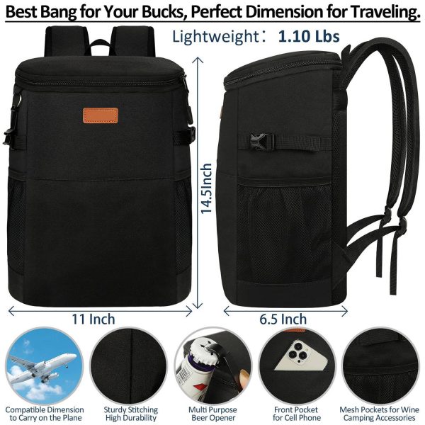 17L Large Insulated Cooler Backpack for Outdoor Camping