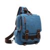 Large Capacity Canvas Crossbody Backpack for Business Travel
