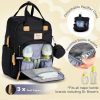 Waterproof Durable Travel Diaper Backpack w/ Multi-Pocket