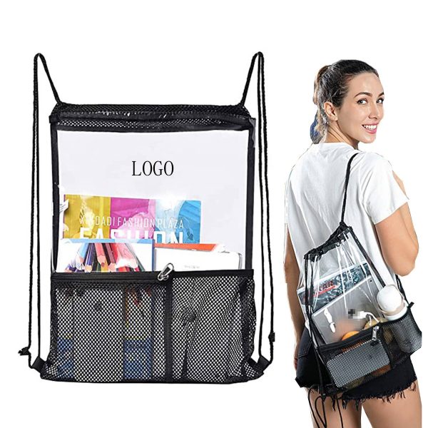 Clear Drawstring Backpacks