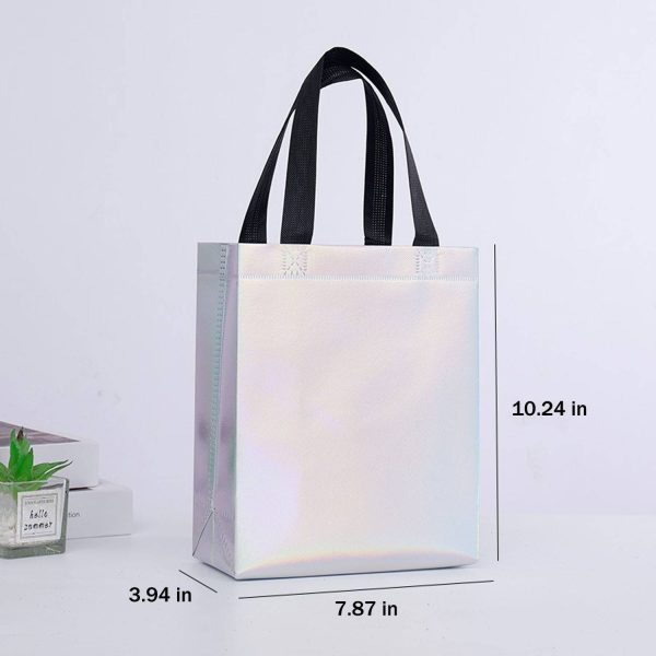 Reusable Waterproof Iridescent Non Woven Tote Bag