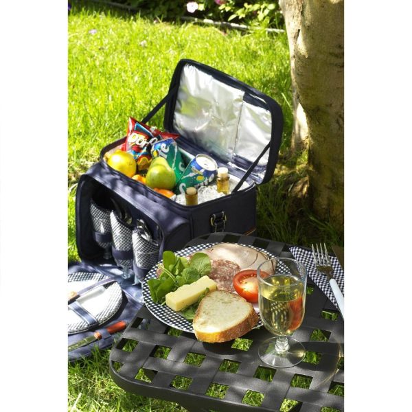 70L Wheeled Oxford Insulated Lunch Cooler Bag for Camping