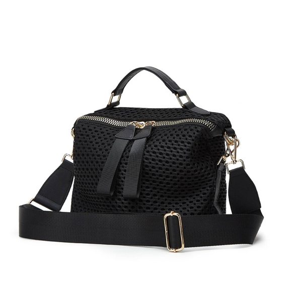 Women's Nylon Lightweight Travel Mesh Shoulder Bag w/ Handle