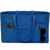 Large Capacity Canvas Tote Bag w/ Pocket for Work Travel