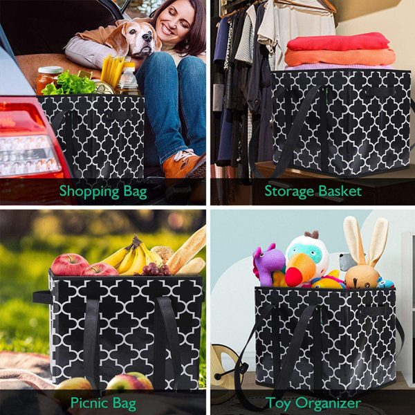 30L Waterproof Foldable Non Woven Grocery Bag for Shopping