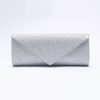 Women's Envelope Clutch Bag with Detachable Chain