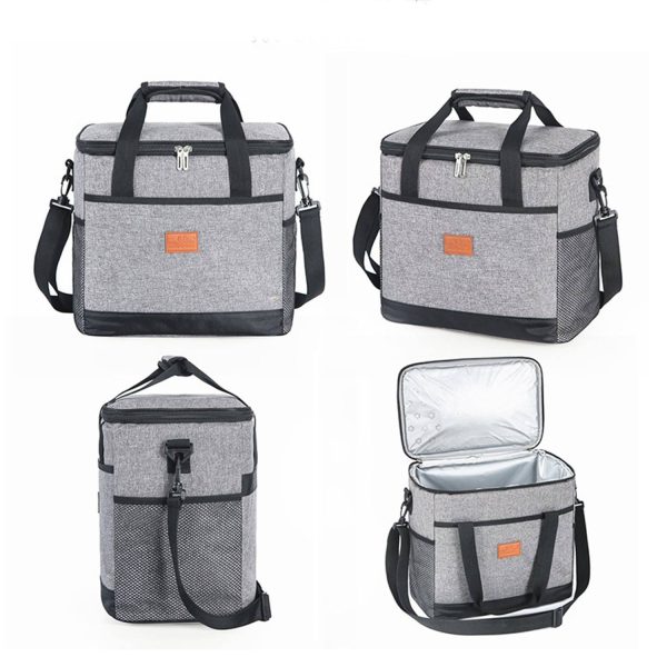 20L Waterproof Oxford Insulated Cooler Bag w/ Handle