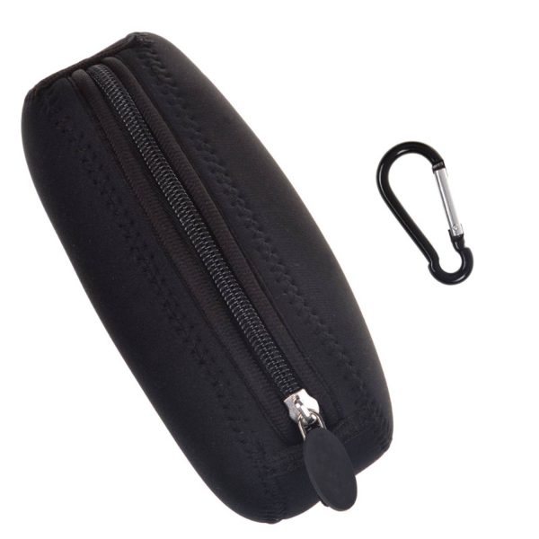 Compact Neoprene Travel Bag w/ Carabiner Clip