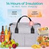 10L Oxford Insulated Lunch Cooler Bag w/ Pockets