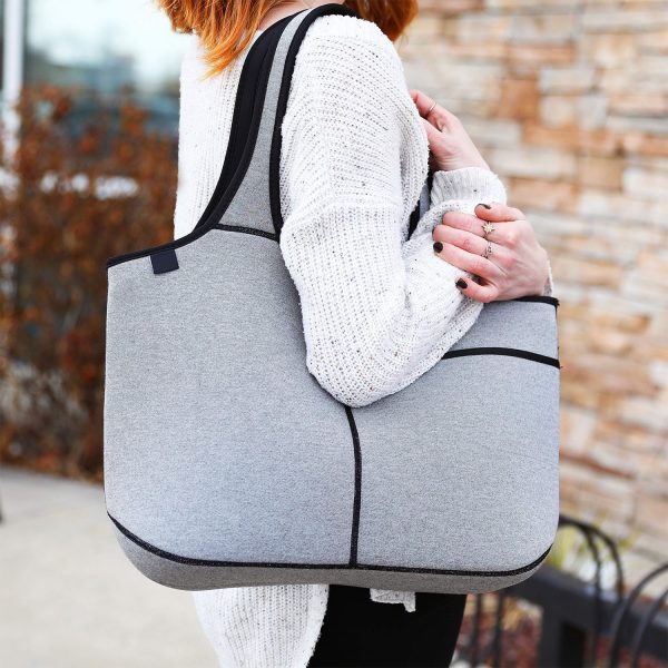 Waterproof Multi Pocket Neoprene Laptop Tote Bag