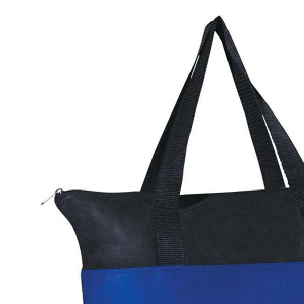 Reusable Non Woven Two-Tone File Bag w/ Handle