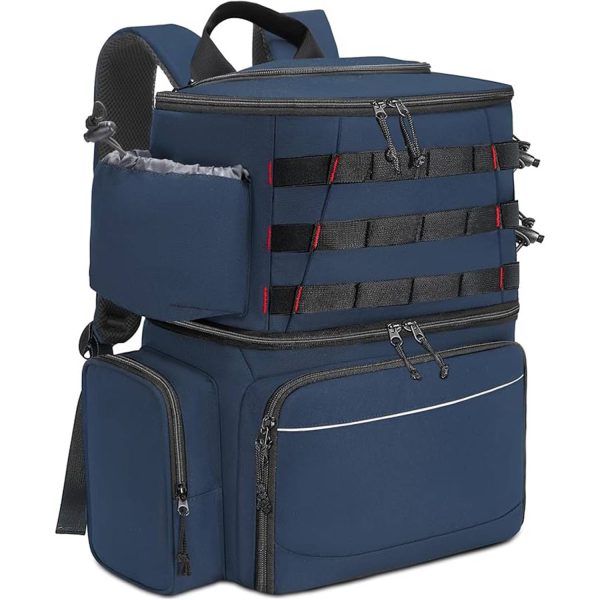 26L Waterproof Fishing Backpack w/ Cooler Compartment