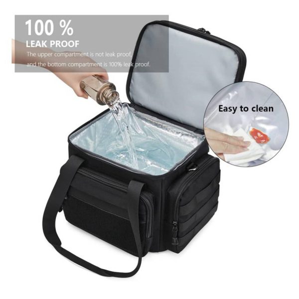 15L Large Insulated Oxford Cooler Bag for Outdoor Picnic