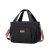 Multi-Pocket Oxford Insulated Cooler Lunch Bag w/ Handle