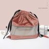 Velvet Dustproof Storage Bags with Transparent Panel