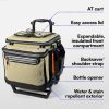 60-Can Insulated Trolley Cooler Bag with Wheels