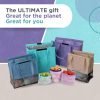4 Pack Reusable Non-Woven Grocery Shopping Bags