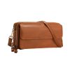Women Portable RFID PU Leather Crossbody Wallet