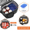 7.5L Oxford Lunch Cooler Bag w/ Handle for Outdoor Picnic