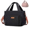 Multi-Pocket Oxford Insulated Cooler Lunch Bag w/ Handle