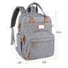 Waterproof Durable Travel Diaper Backpack w/ Multi-Pocket
