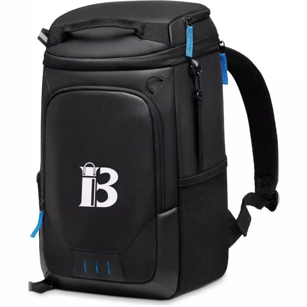 23L Multi-Pocket Nylon Cooler Backpack w/Compartment