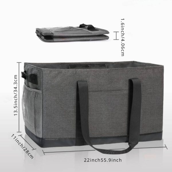 50L Large Capacity Utility Tote Bag - Reusable & Foldable
