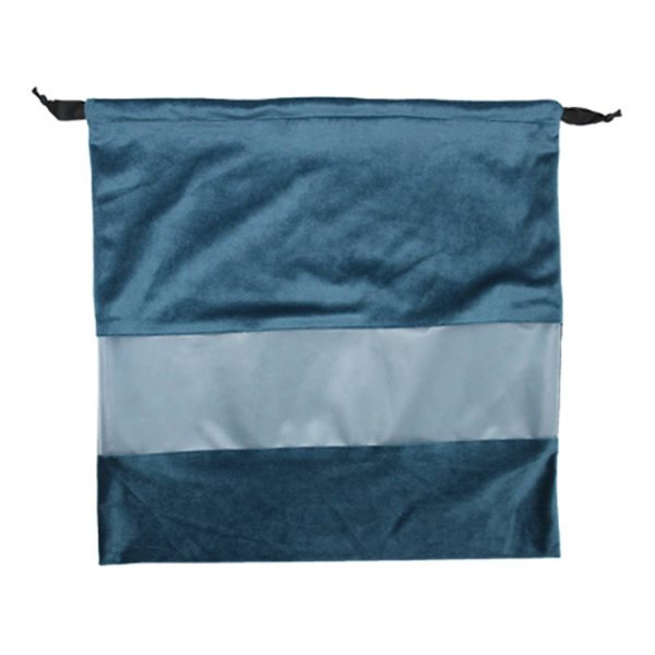 Velvet Dustproof Storage Bags with Transparent Panel