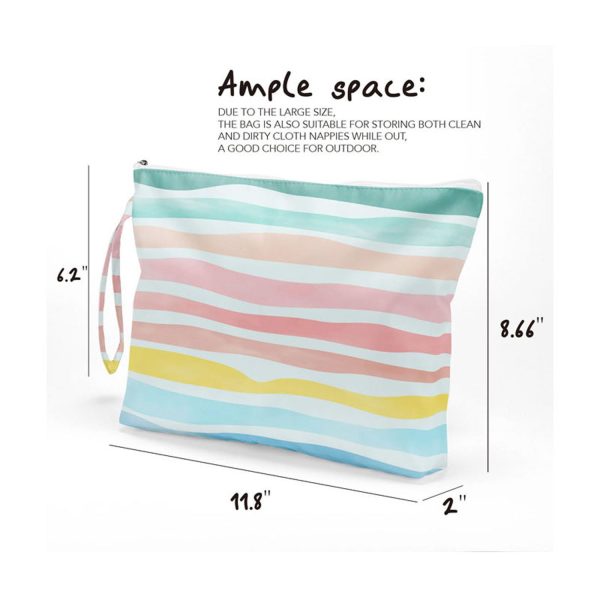 Waterproof Reusable Polyester Wet Dry Bag w/ Zipper