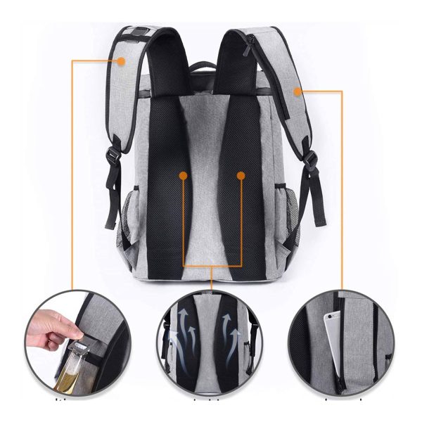 32L Portable Insulated Polyester Cooler Backpack