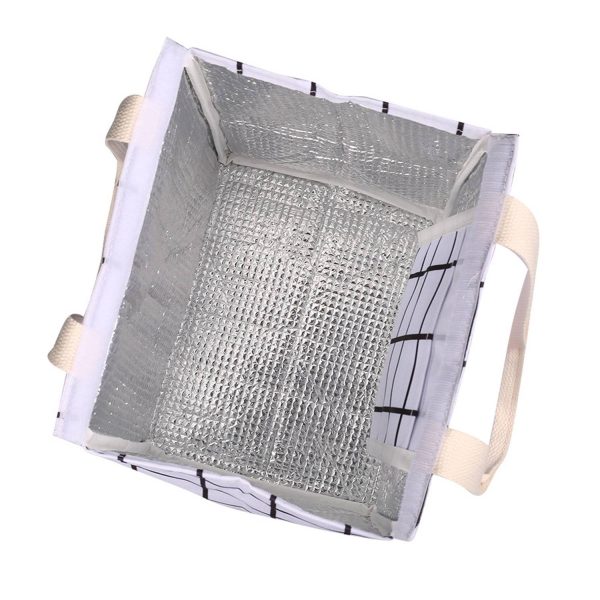 Portable Waterproof Insulated Lunch Bag with Large Capacity