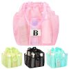 Portable Mesh Toiletry Bag with Drawstring & Multi Pocket