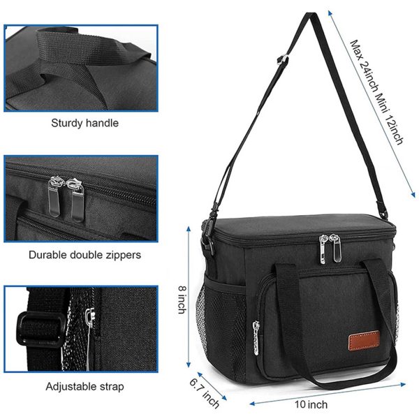 8L Food Grade Insulated Lunch Cooler Bag for Work Picnic