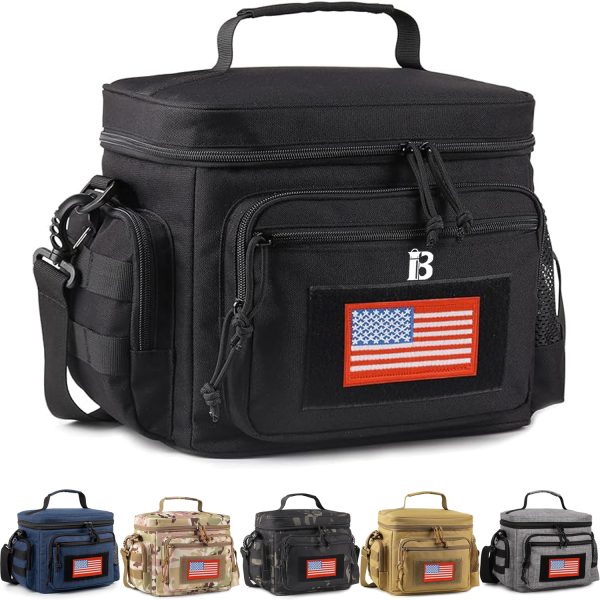 12L Oxford Insulated Cooler Bag w/ Handle for Outdoor Picnic