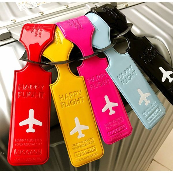 Durable PVC Luggage Tags Suitcase Label for Travel