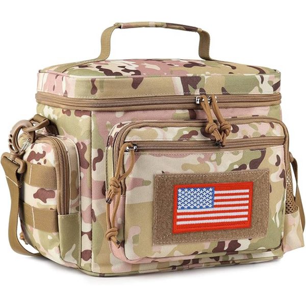 12L Oxford Insulated Cooler Bag w/ Handle for Outdoor Picnic