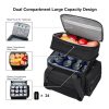 15L Large Insulated Oxford Cooler Bag for Outdoor Picnic