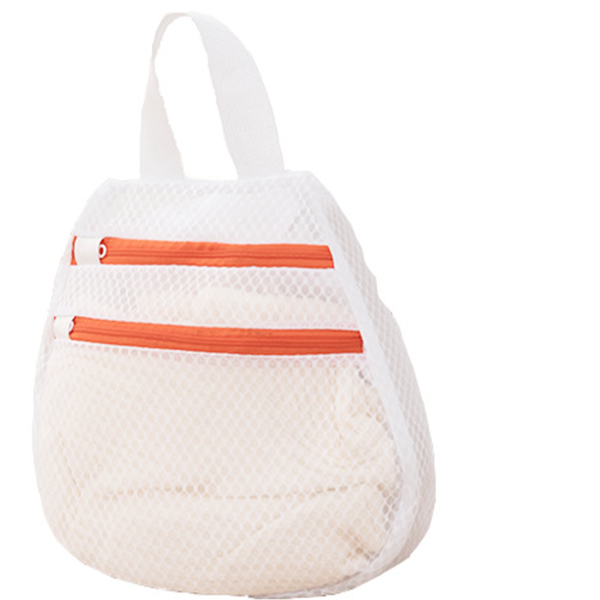 Polyester Mesh Laundry Bag w/ Double Zipper