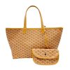 Large Capacity Linen Canvas Beach Bag w/ Wallet